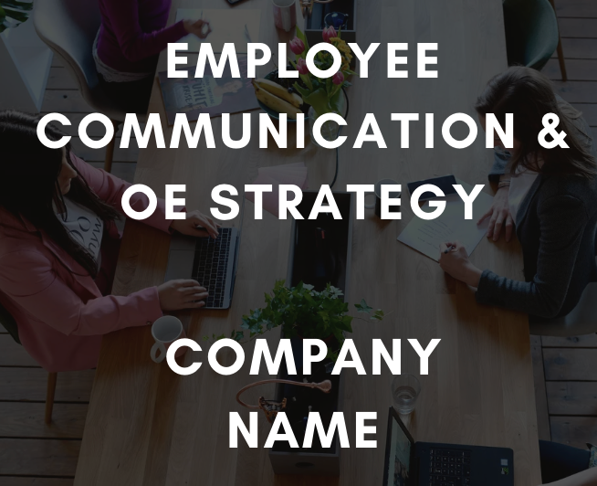 Employee Communication Strategy Template 1