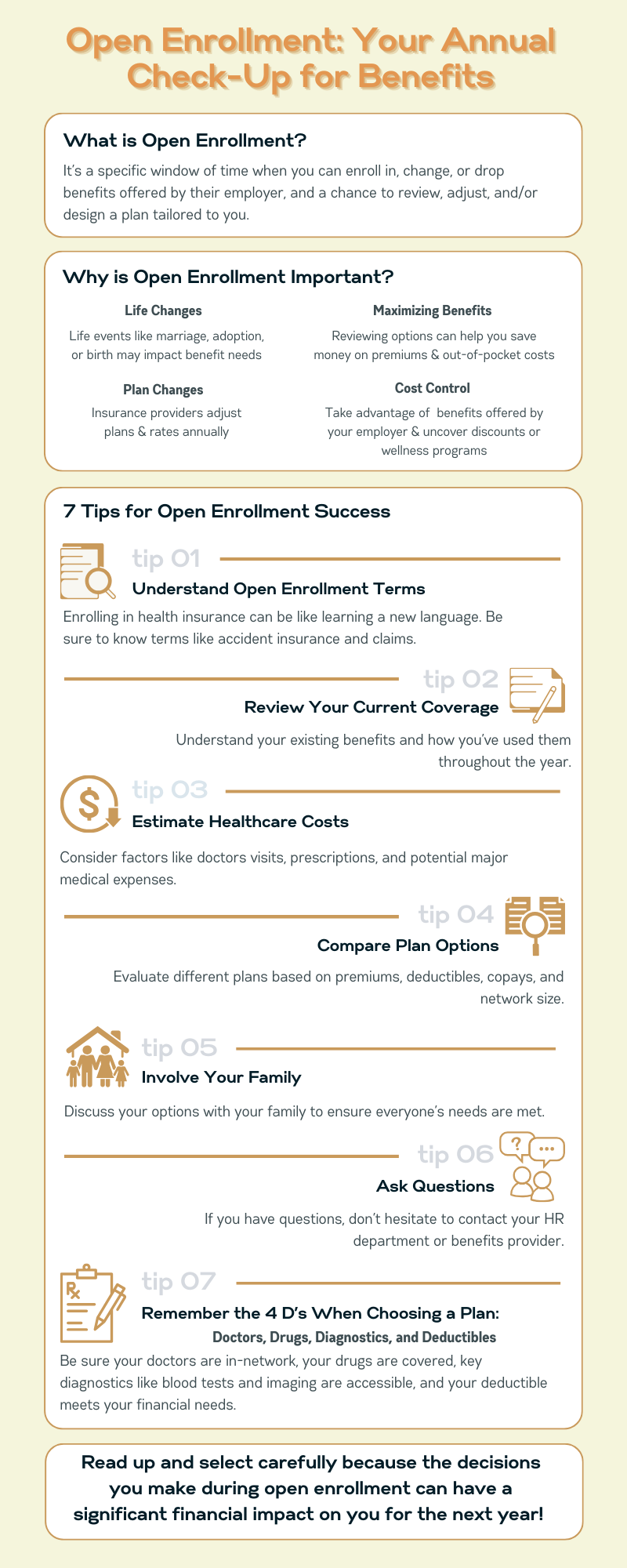 Infographic – Open Enrollment: Your Annual Check-Up for Benefits